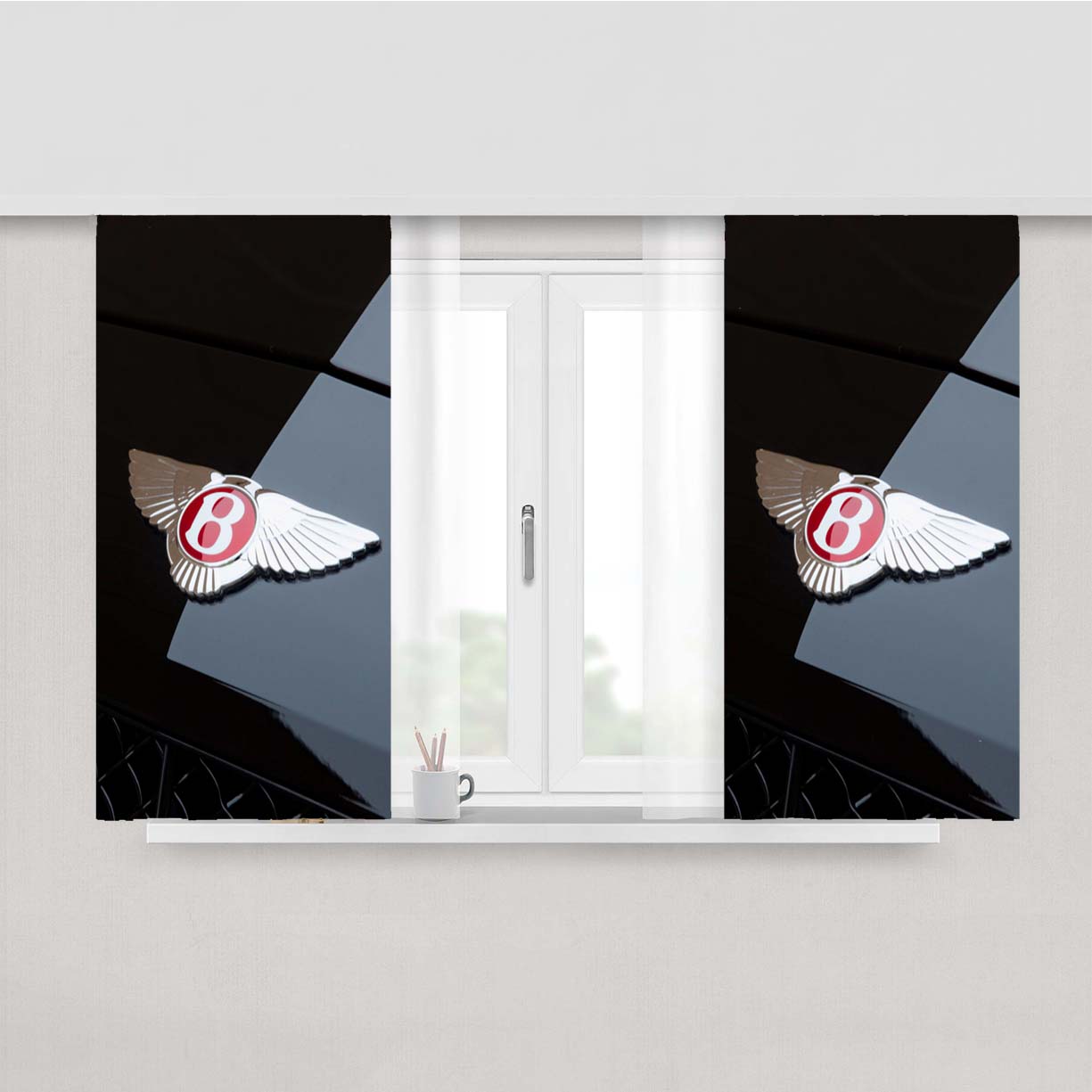 Bentley Continental Gt Em Peach Skin Window Curtains