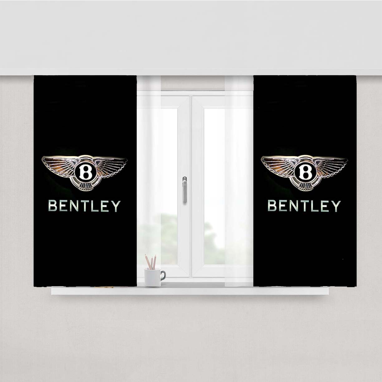 Bentley Unique Peach Skin Window Curtains