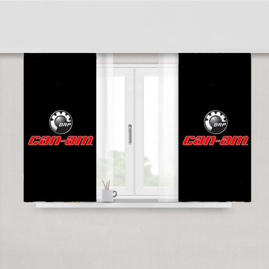 Can Am X Racing Team 2 Peach Skin Window Curtains