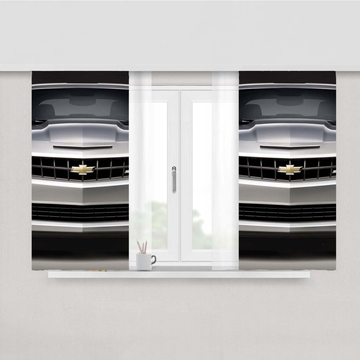 Chevrolet Camaro Peach Skin Window Curtains
