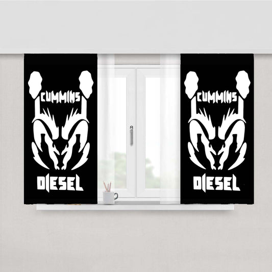 Dodge Diesel T Peach Skin Window Curtains