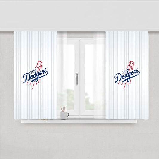 Dodgers Oklahoma City Peach Skin Window Curtains
