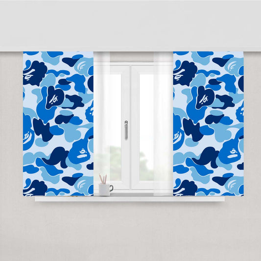 Drake Pattern Peach Skin Window Curtains