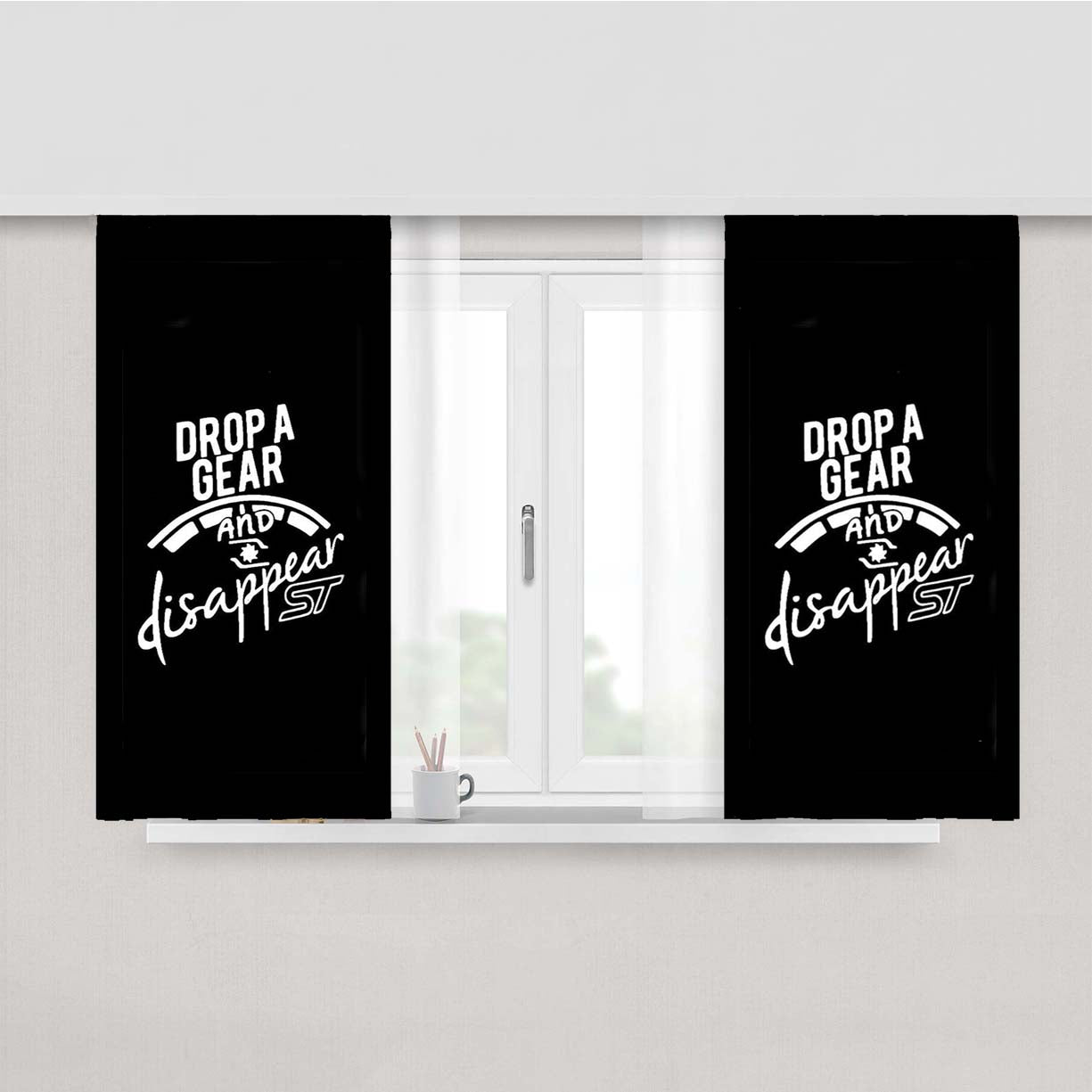 Drop A Gear Focus St Rs Ford Boost Cars Fost Ecoboost Boosquig Peach Skin Window Curtains