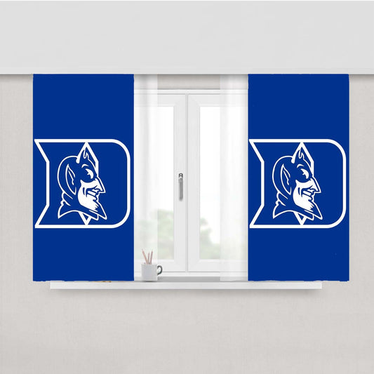 Duke Blue Devils Peach Skin Window Curtains