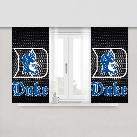 Duke Blue Devils College Peach Skin Window Curtains