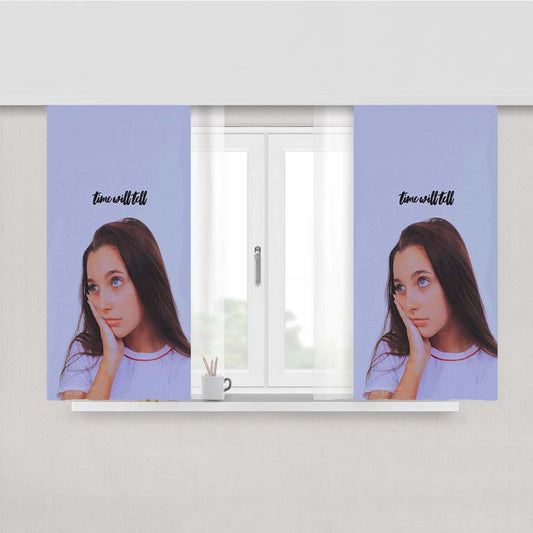 Emma Chamberlain Peach Skin Window Curtains