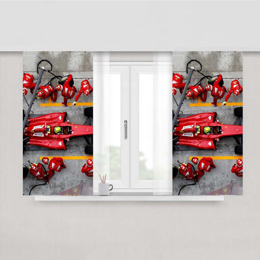 Felipe Massa Ferrari Peach Skin Window Curtains
