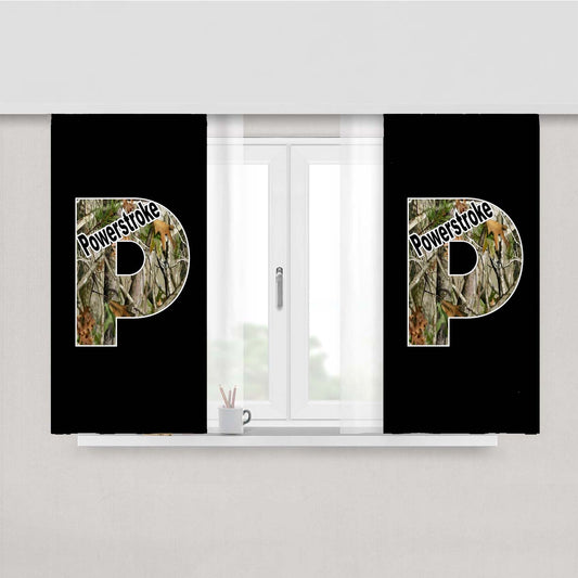 Ford Powerstroke Browning Peach Skin Window Curtains