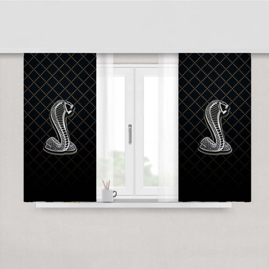 Ford Shelby Cobra Peach Skin Window Curtains