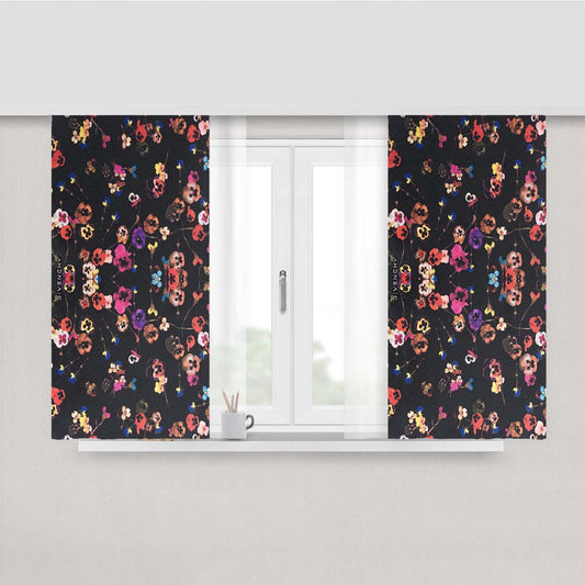 Givenchy Multicolor Floral Wallet Peach Skin Window Curtains