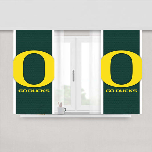 Go Duck Oregon Pattern Peach Skin Window Curtains