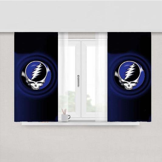 Grateful Dead Peach Skin Window Curtains