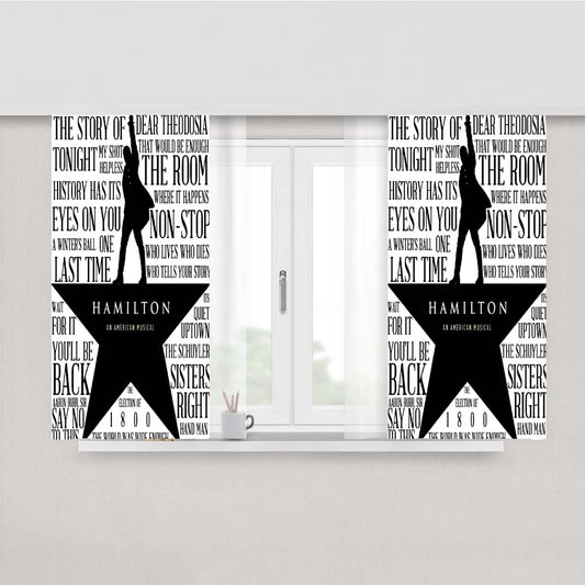 Hamilton An American Music Fabric Window Curtains