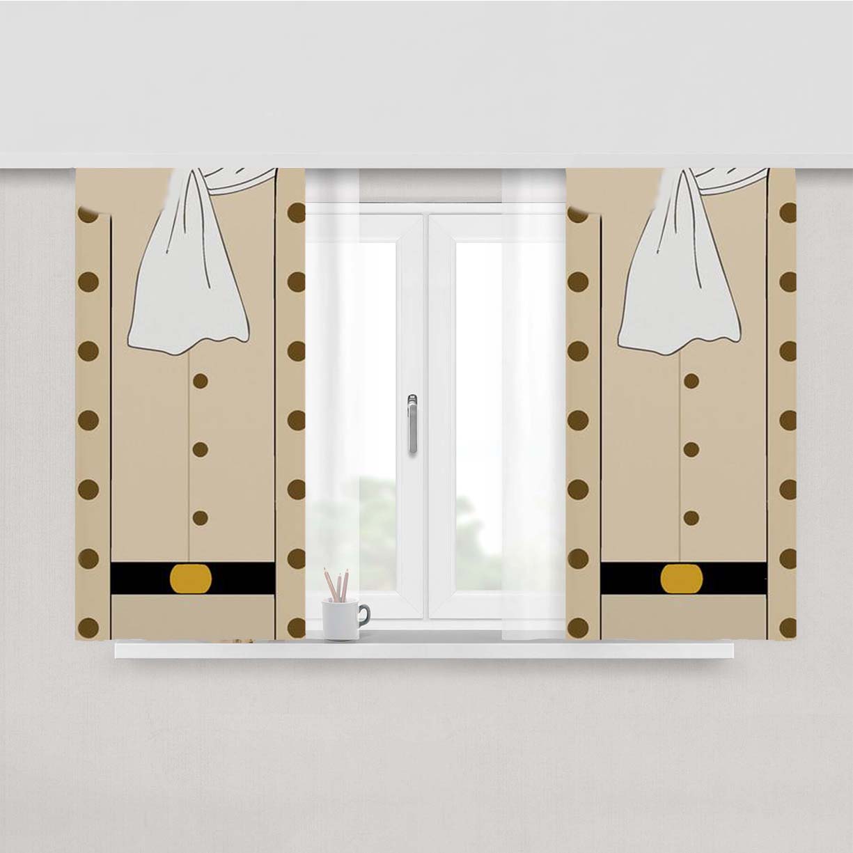 Hamilton Clothes Fabric Window Curtains