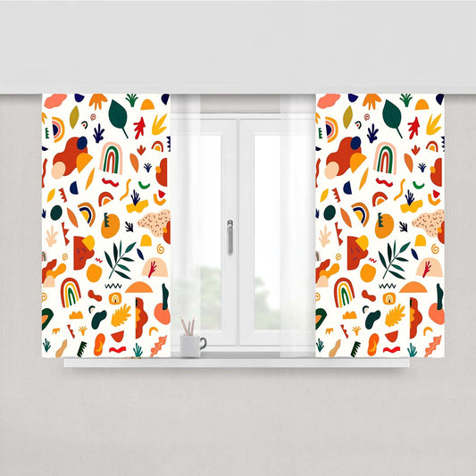 Havana Pattern Fabric Window Curtains