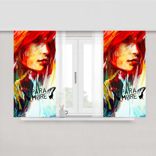 Hayley Williams Paramore Fabric Window Curtains