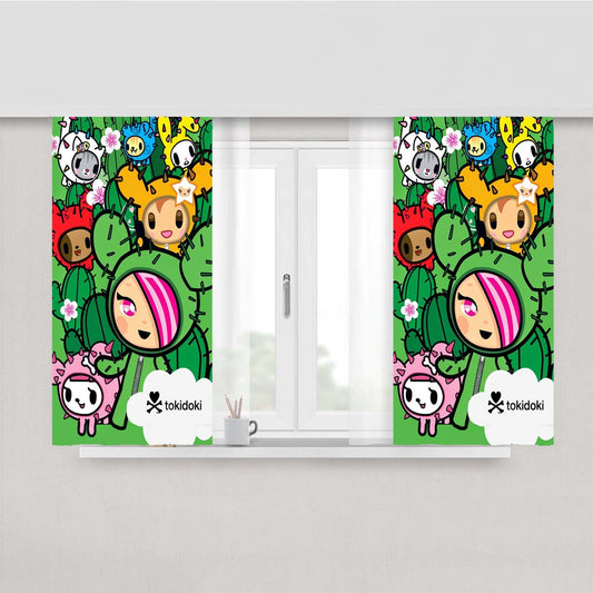 Hello Kitty Tokidoki Fabric Window Curtains