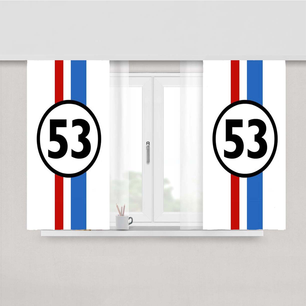 Herbie 53 Fabric Fabric Window Curtains