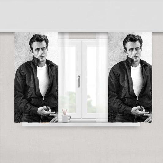 James Dean Peach Skin Window Curtains