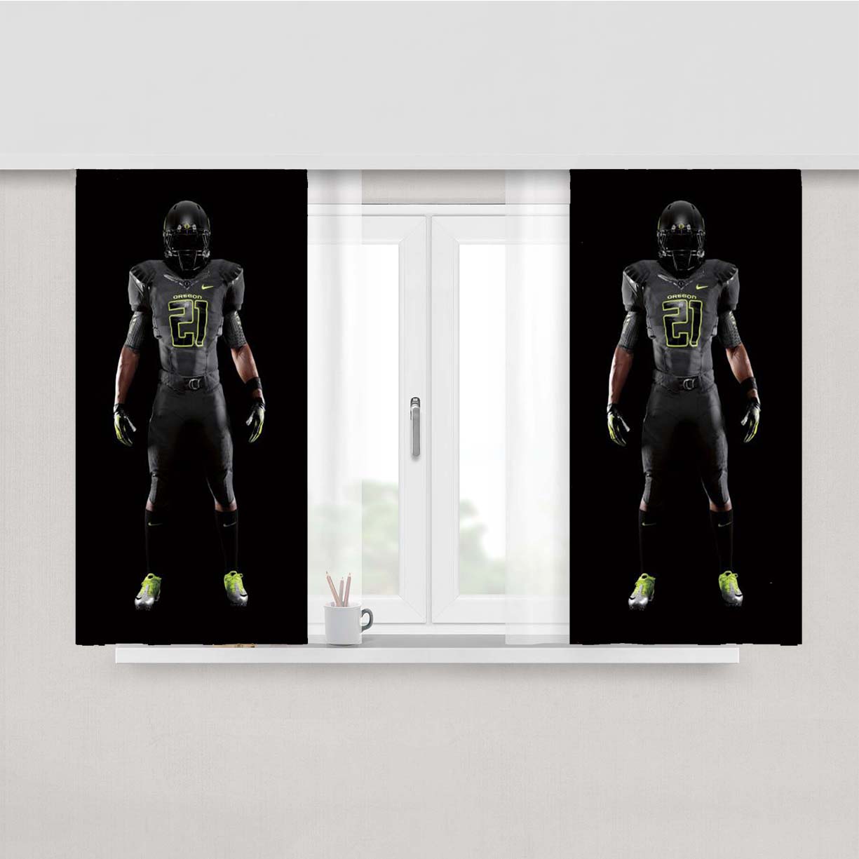 Jersey Nike Oregon Peach Skin Window Curtains