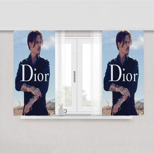 Johnny Depp For Dior Peach Skin Window Curtains