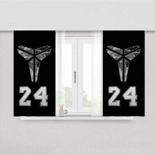 La Lakers Kobe Symbol Peach Skin Window Curtains