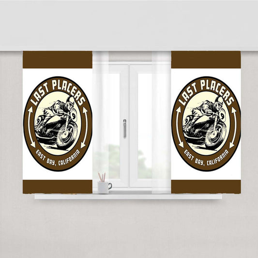 Last Placers Peach Skin Window Curtains