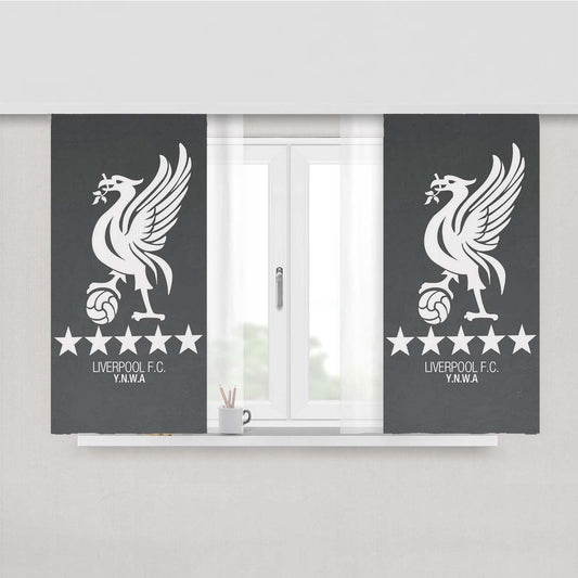 Liverpool Fc Peach Skin Window Curtains
