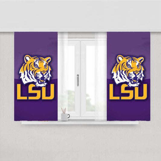 Lsu Tigers 2 Peach Skin Window Curtains