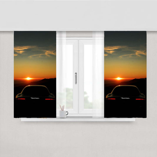 Maserati Suns Peach Skin Window Curtains