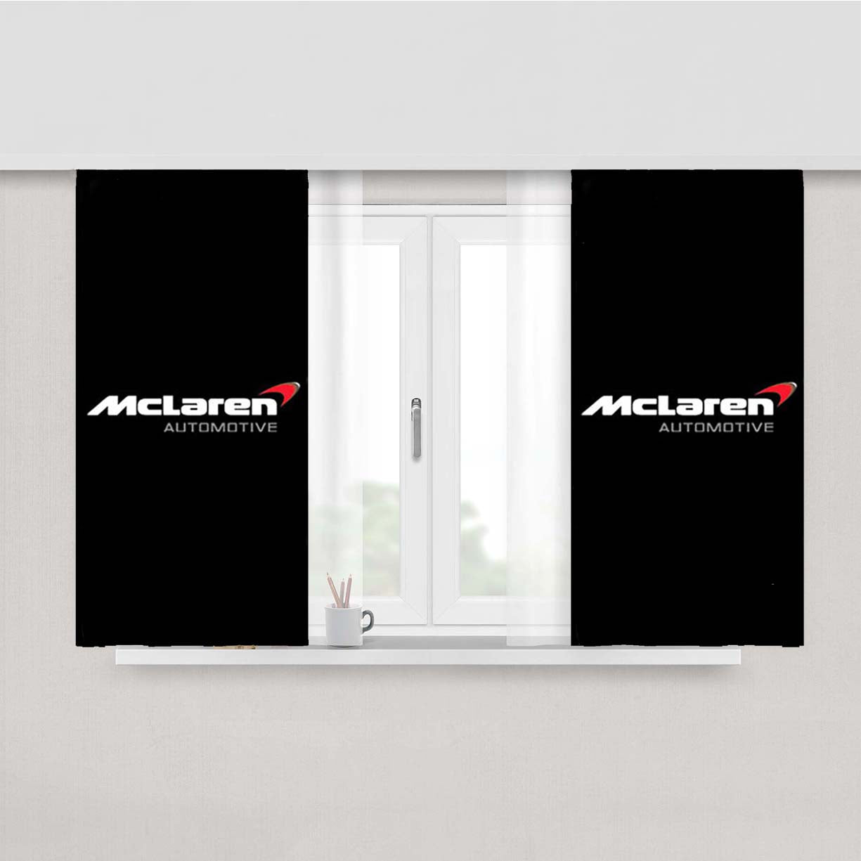 Mclaren Automotive Peach Skin Window Curtains