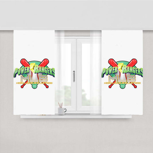 Mlb Rangers Power Rangers Peach Skin Window Curtains