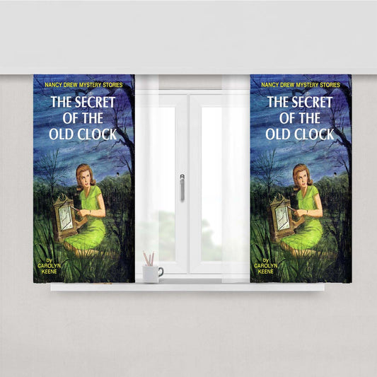 Nancy Drew Books Peach Skin Window Curtains