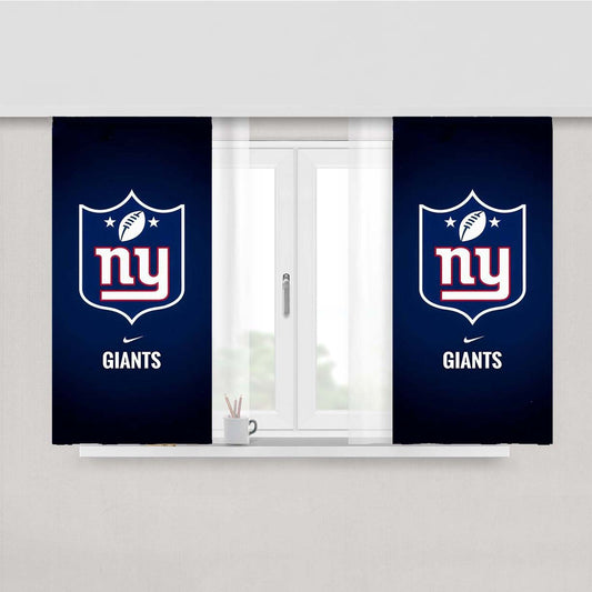 New York Giants Nike Nfl Team Peach Skin Window Curtains