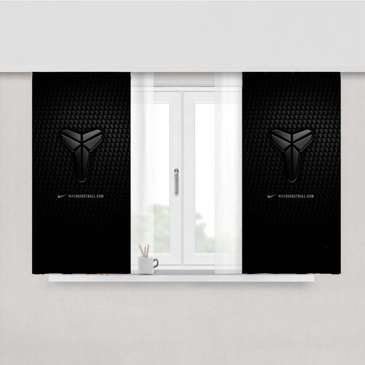Nike Black Mamba Peach Skin Window Curtains