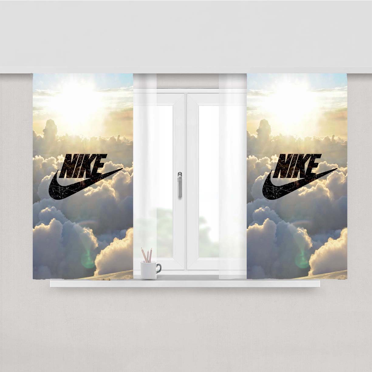 Nike Cloud Peach Skin Window Curtains