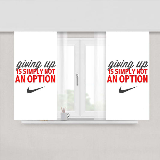 Nike Giving Up Is Simply Peach Skin Window Curtains