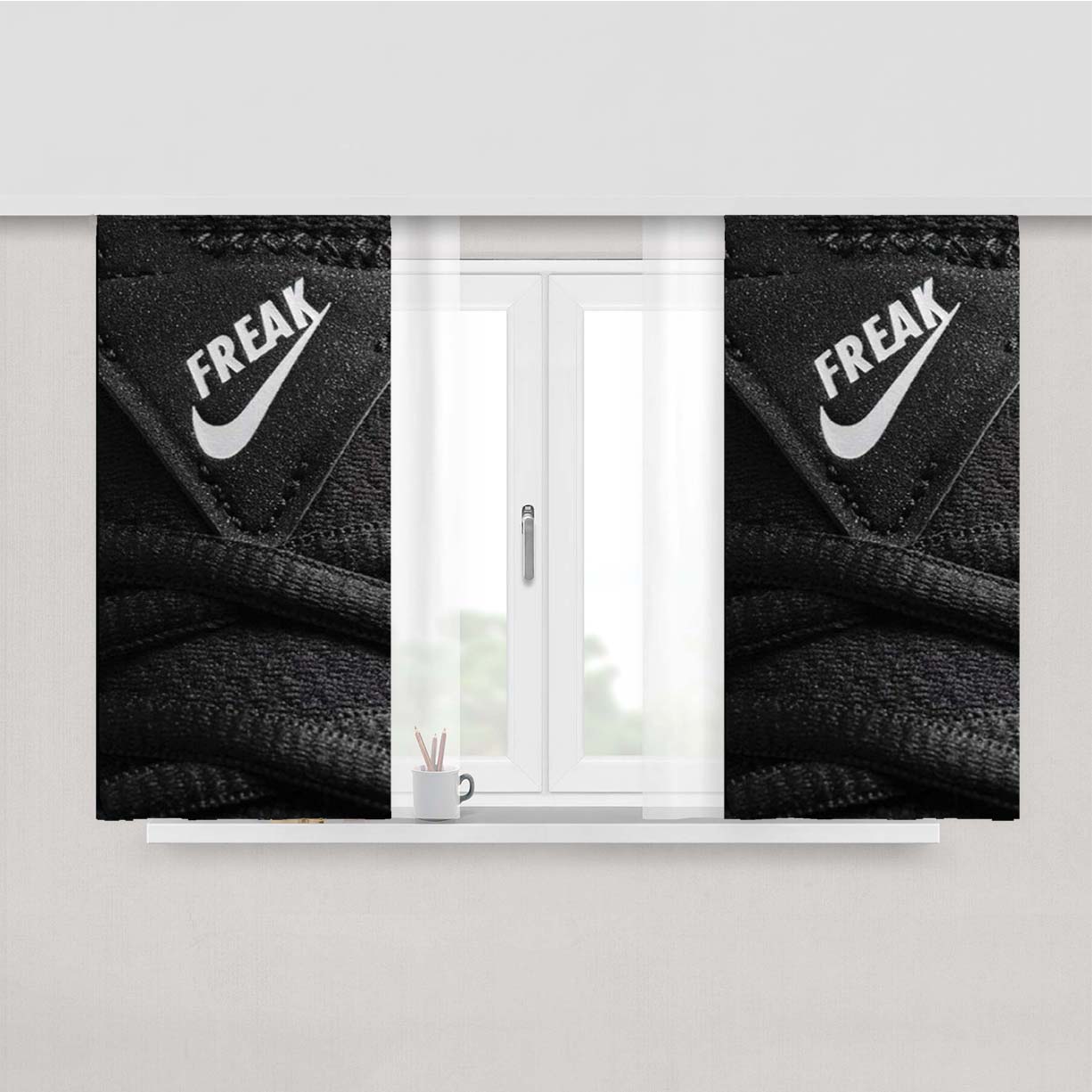 Nike Greek Freak Giannis Antetokounmpo Peach Skin Window Curtains
