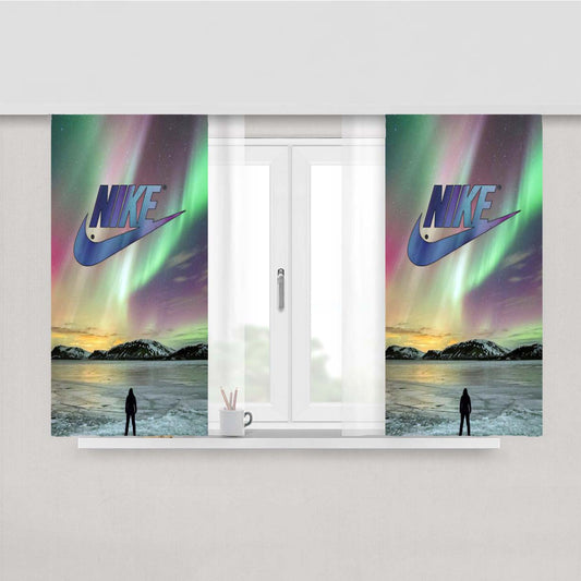 Nike Ice Peach Skin Window Curtains