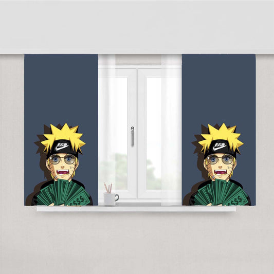 Nike Naruto Peach Skin Window Curtains