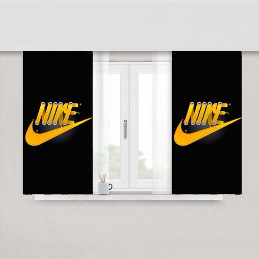 Nike Shoelace Peach Skin Window Curtains