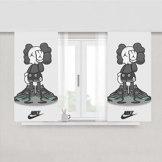 Nike X Kaws Peach Skin Window Curtains