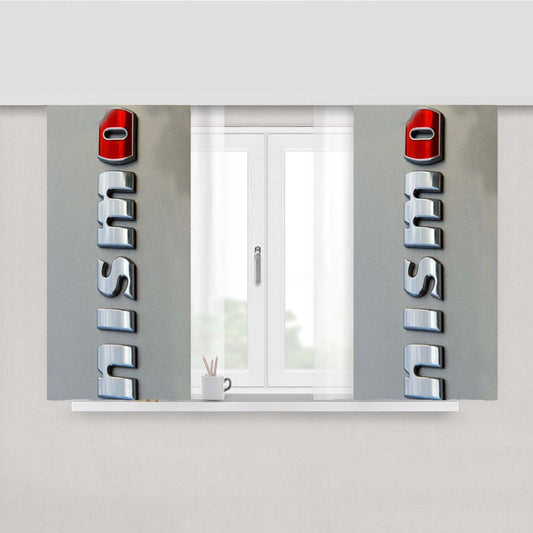 Nismo Peach Skin Window Curtains