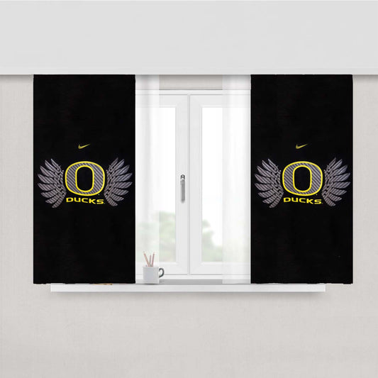 Oregon Pattern Peach Skin Window Curtains