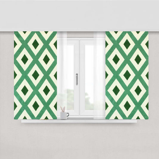 Pattern Bali Peach Skin Window Curtains