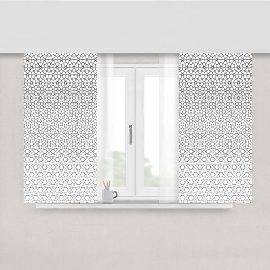 Pattern Tag Story Peach Skin Window Curtains