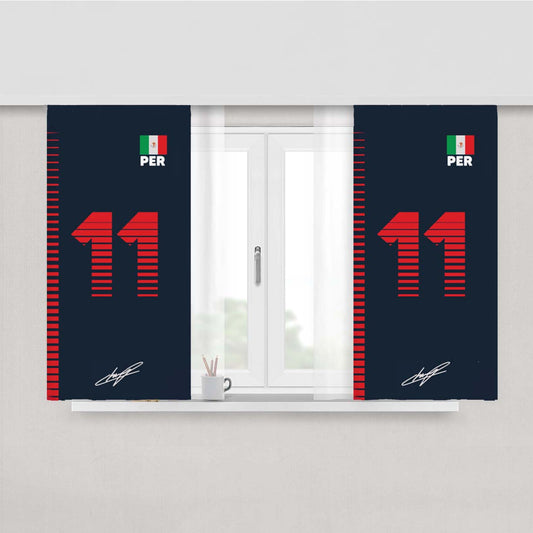 Perez - F1 Peach Skin Window Curtains