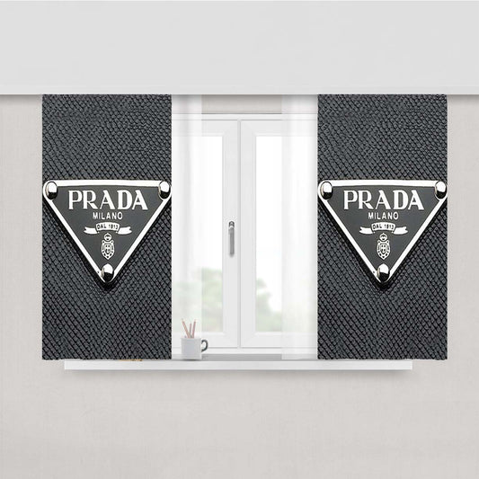 Prada Milano Leather Peach Skin Window Curtains