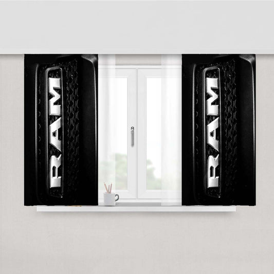 Ram 1500 Rebel Grill Peach Skin Window Curtains